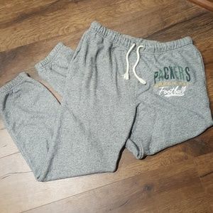 Gray Green Bay Packers Sweatpants